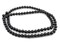 The Bead Chest Round Black Obsidian Beads (8mm): Organic Gemstone Round Spherical Energy Stone Healing Power Crystal for Jewelry Bracelet Mala Necklace Making